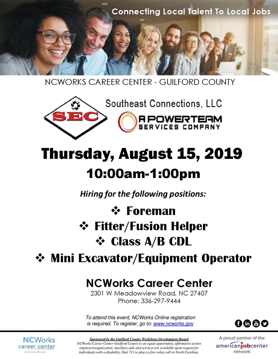 NCWorks Career Center tweet media