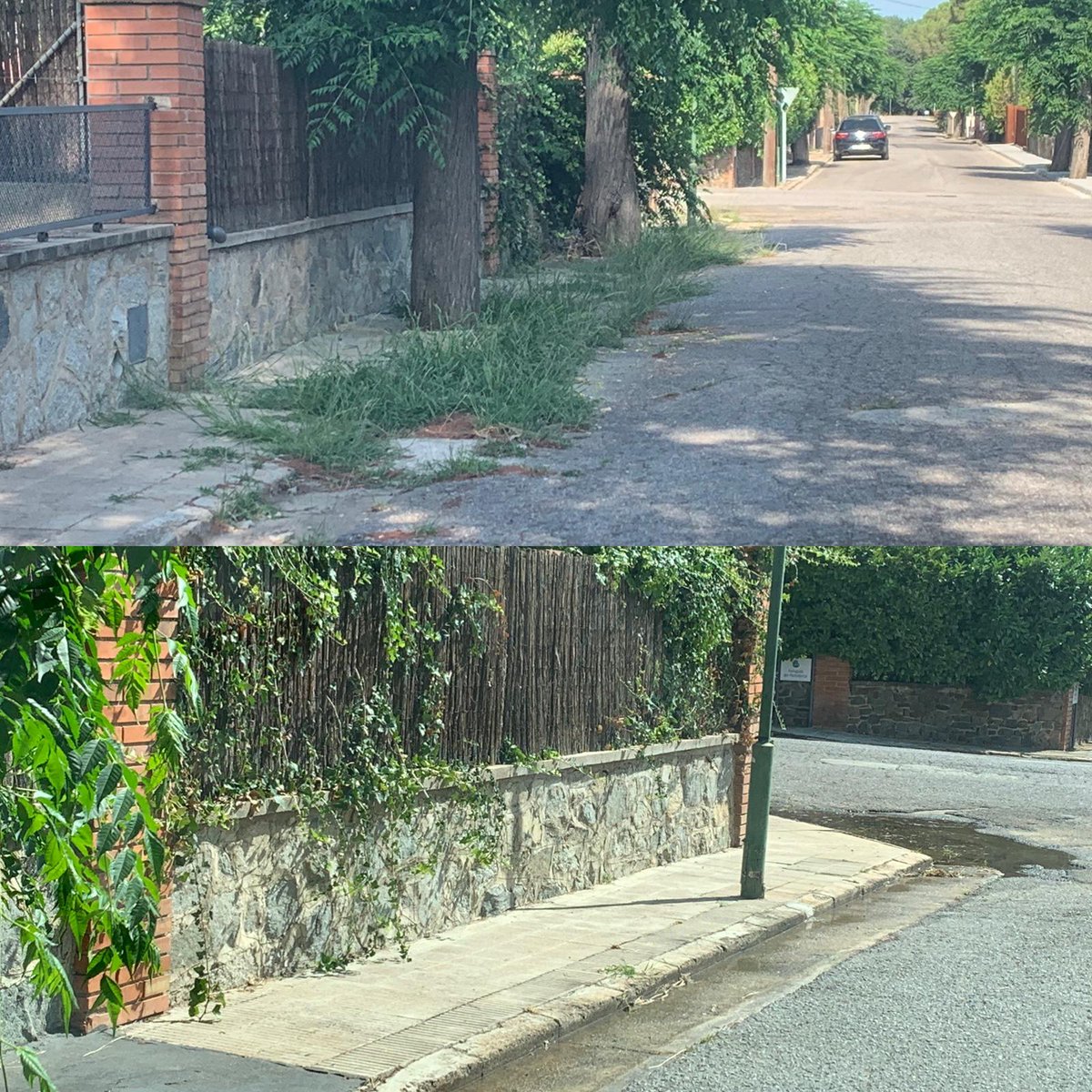 Fa dues setmanes vàrem detectar gràcies a l AAVV de Can Miret i Pungoles el mal estat de les voreres. A dia d' avui ja és un problema resolt. Gràcies per denunciar-ho.