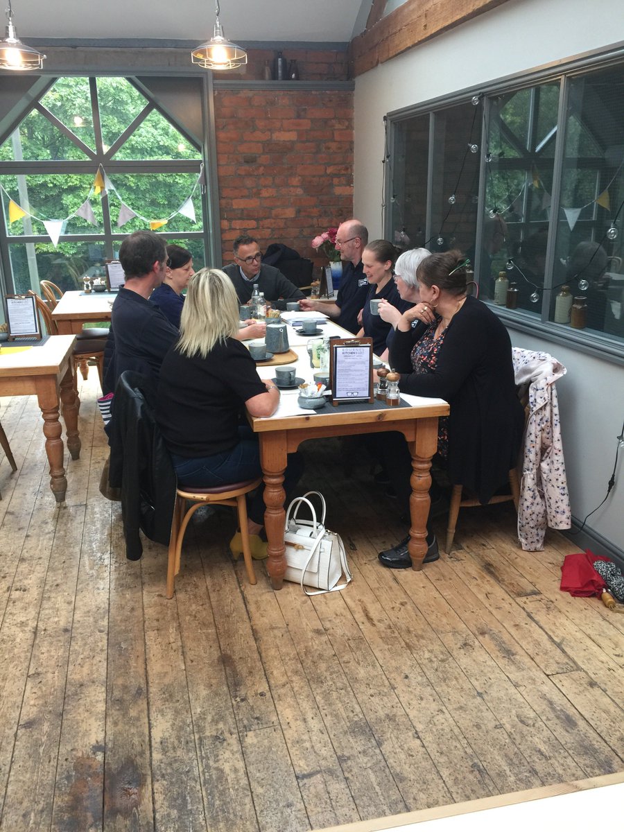 At a @D2N2GrowthHub event we identified we want to communicate better with our staff.  We invited Managers and Supervisors to a lunch meeting to help us understand how we could do this better. We also have such lovely customers with lovely restaurants. #madeinderbyshire