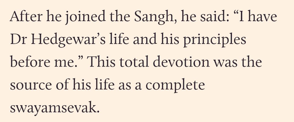 Modi Connection & RSS.Modi writes in his biography that Hedgewar & Golwalkar were the ultimate inspiration for him after joining RSS in teenage.Modi called Golwalkar the "Guru worthy of worship".Now go tell me if PM  @ImranKhanPTI is wrong...
