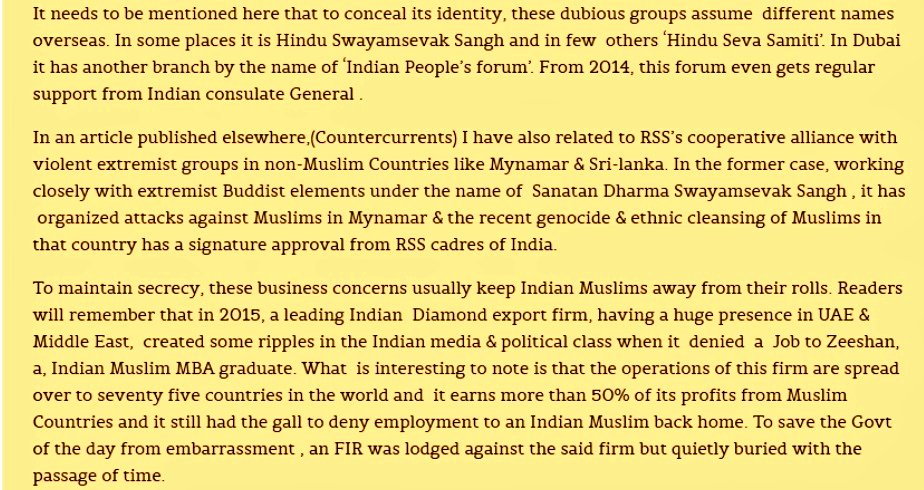 PM IK's claim: Expansion & Impact of RSSRSS from a its very foundation to till date has been able to reach out of the India. Early on, the purpose was to learn about structural militancy of fascism while today it is translating Hindutva in many countries with its franchises.