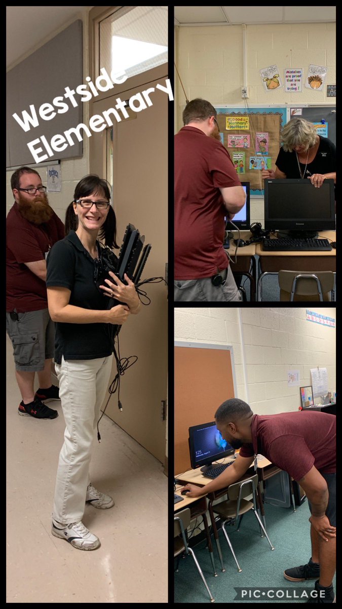 techtalesmonica's tweet image. Title I Tech getting Westside up and running with Waterford &amp;amp; Successmaker computers. @volusiaschools #VCSTitleITech