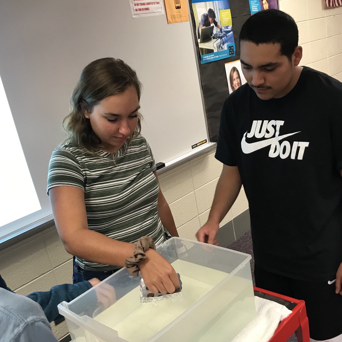 nwhsbusiness's tweet photo. Building boats in Intro to CS. Was actually asked (with teen disgust) “what does this have to do with CS?” So glad you asked... #MakingMyJobEasy #CSD @codeorg @nextech https://t.co/NeTZKwC3cS