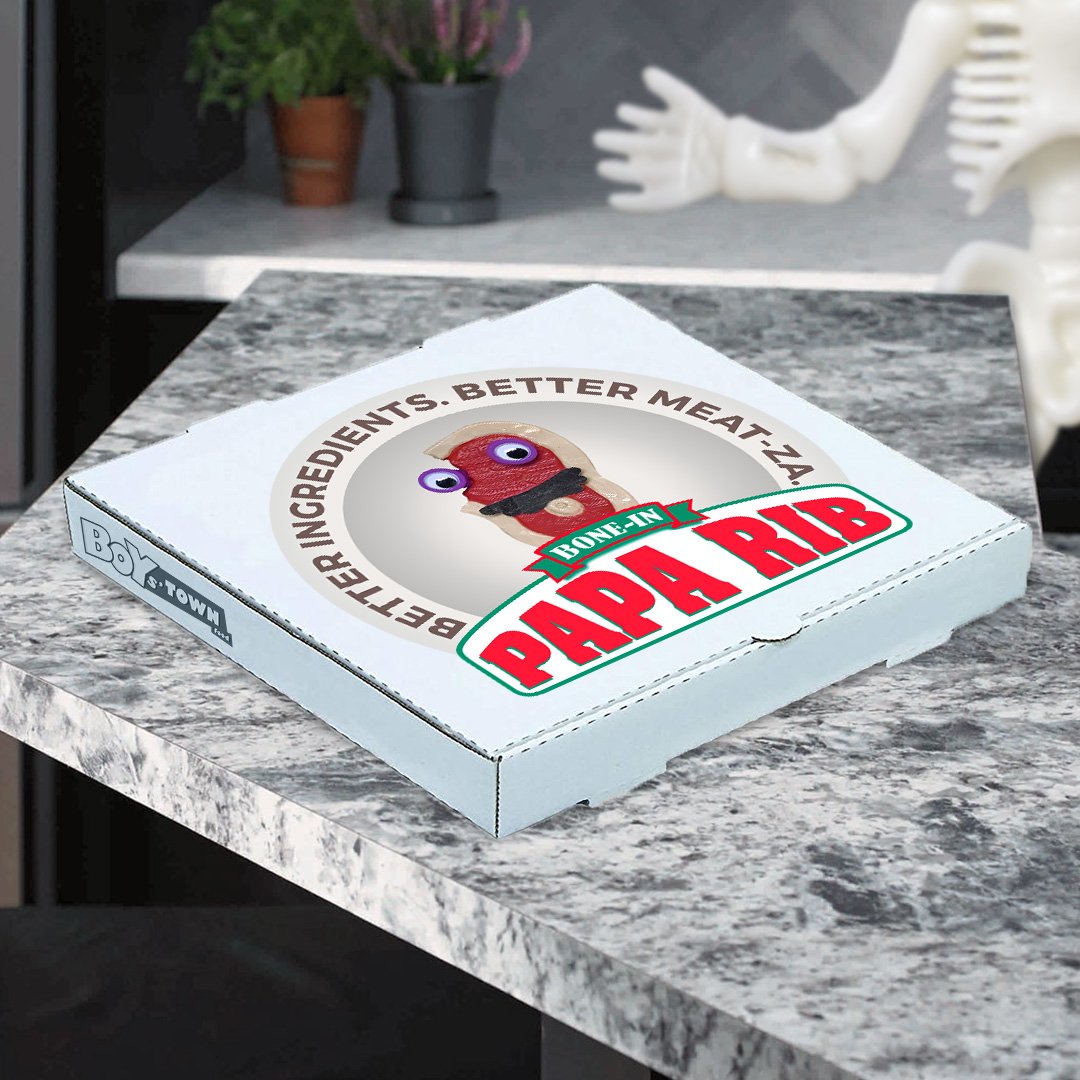 This pizza sure is Weldon! Wait no, it's Papa Rib! MmmMMMMMM! 🥩
.
#meat #papajohns #pizza #father instagram.com/p/B1JyU3dn52u/