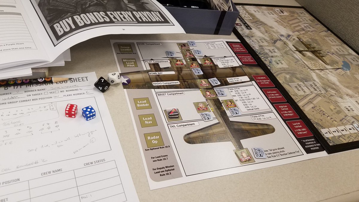 playersaidblog's tweet photo. Disaster strikes the Susie Lightning, to avoid a mid air collision she takes a steep dive which rips the port wing clean off. Only the left waist gunner, Sgt. Taylor qas able to bail out from the uncontrolled spin but was lost at sea, presumed dead. #TargetForToday https://t.co/kM4uA3kqOF