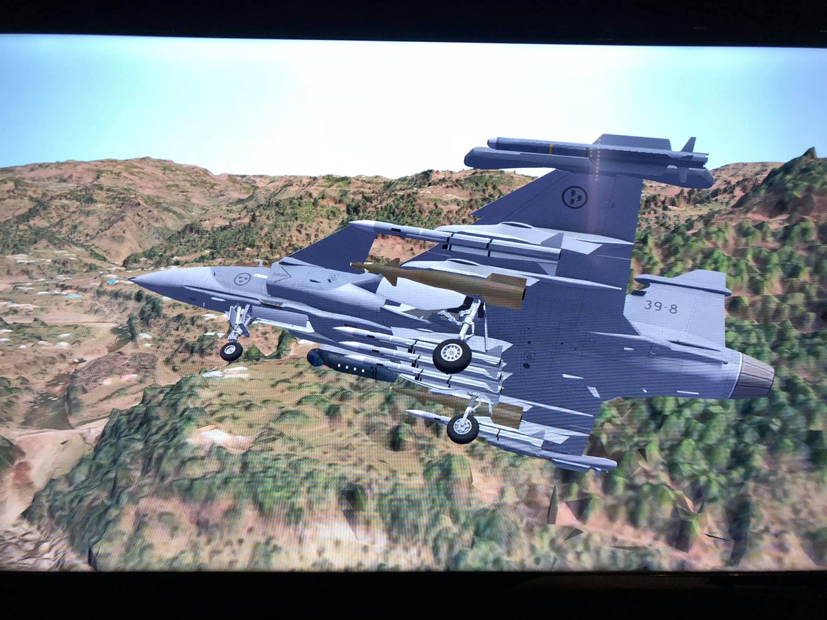 DetrimentoSumus's tweet photo. För de som är intresserade så kommer det ställas ut en Gripen E simulator vid Försvarsmaktens flygdag vid Kallinge den 25/8.
En rätt unik chans att få en känsla för 39E.
Välkomna! https://t.co/nOUd7zabCK