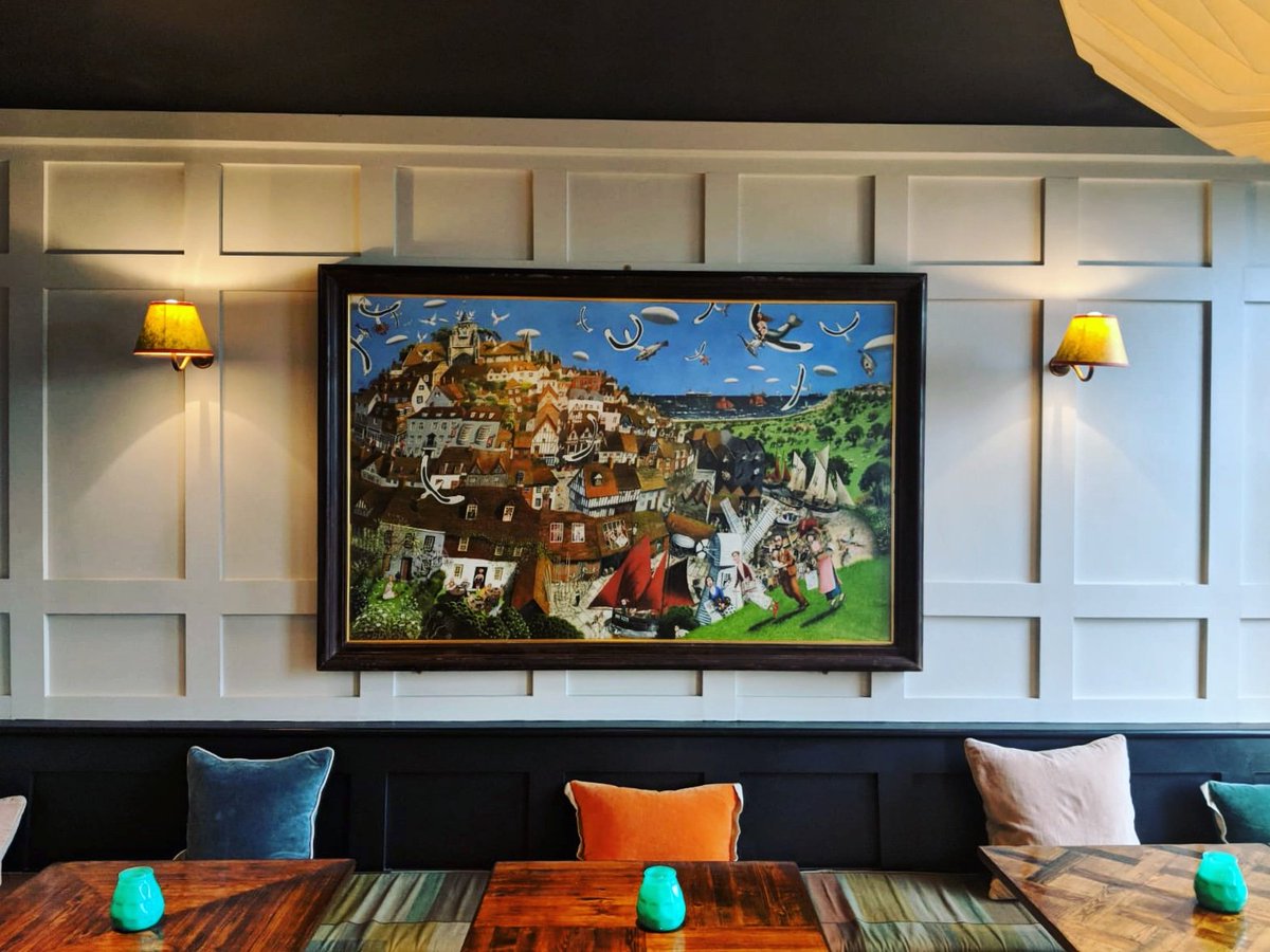 Our Richard Adams painting is safe and has a new home at @ryelodge