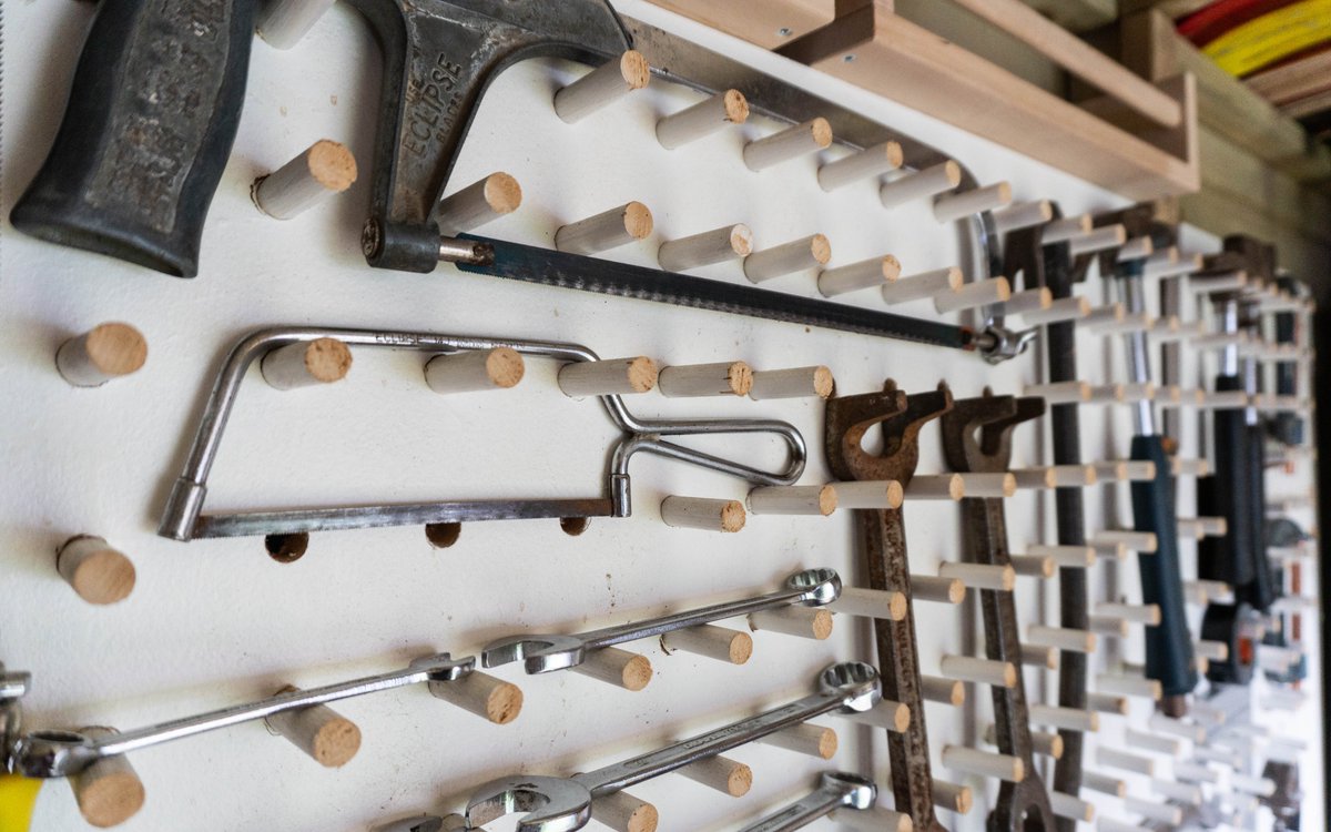 #AD Gifted - HOW WE ORGANISED OUR SHED - How did we manage to get everything in our garage to fit in the shed? We needed to be savvy with our storage ideas! Over on the blog I'm sharing some of our simple ideas to organise your shed blog.bay-bee.co.uk/how-we-organis… #Shed #Storage #DIY