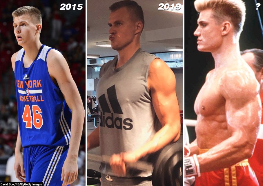 Ballislife's tweet photo. The Evolution Of Porzingis! https://t.co/AhdLiJxOu2