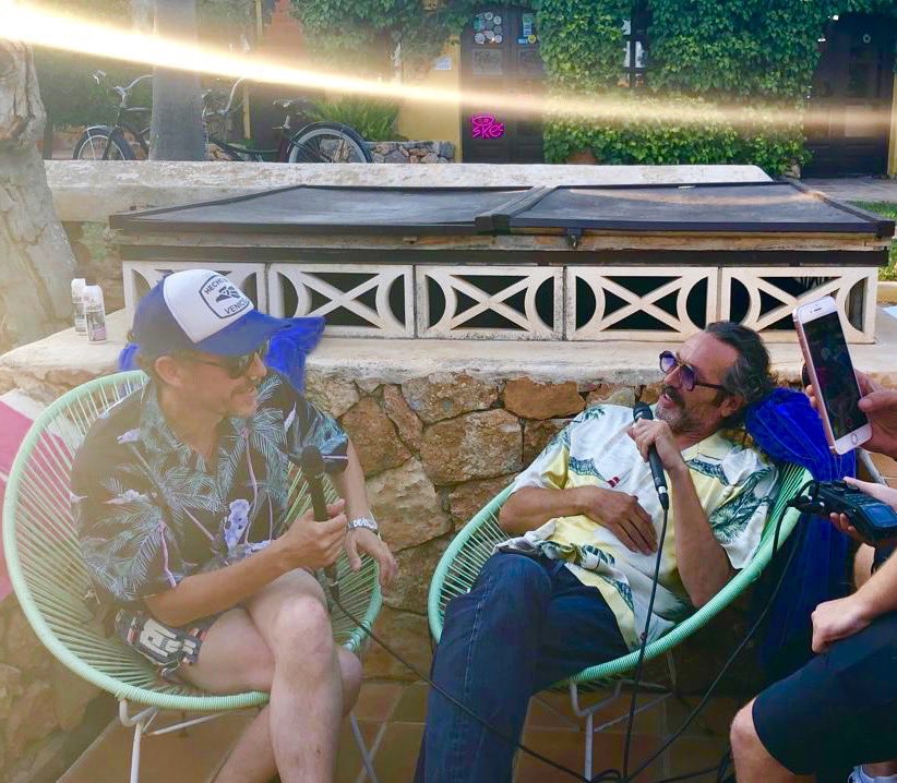 MattTrollope's tweet photo. Lovely chatting to Pikes owner/creative director Dawn Hindle for the new #Pikespodcast (coming soon) ...Harvey and Artwork up next... https://t.co/mqhp31TK3F