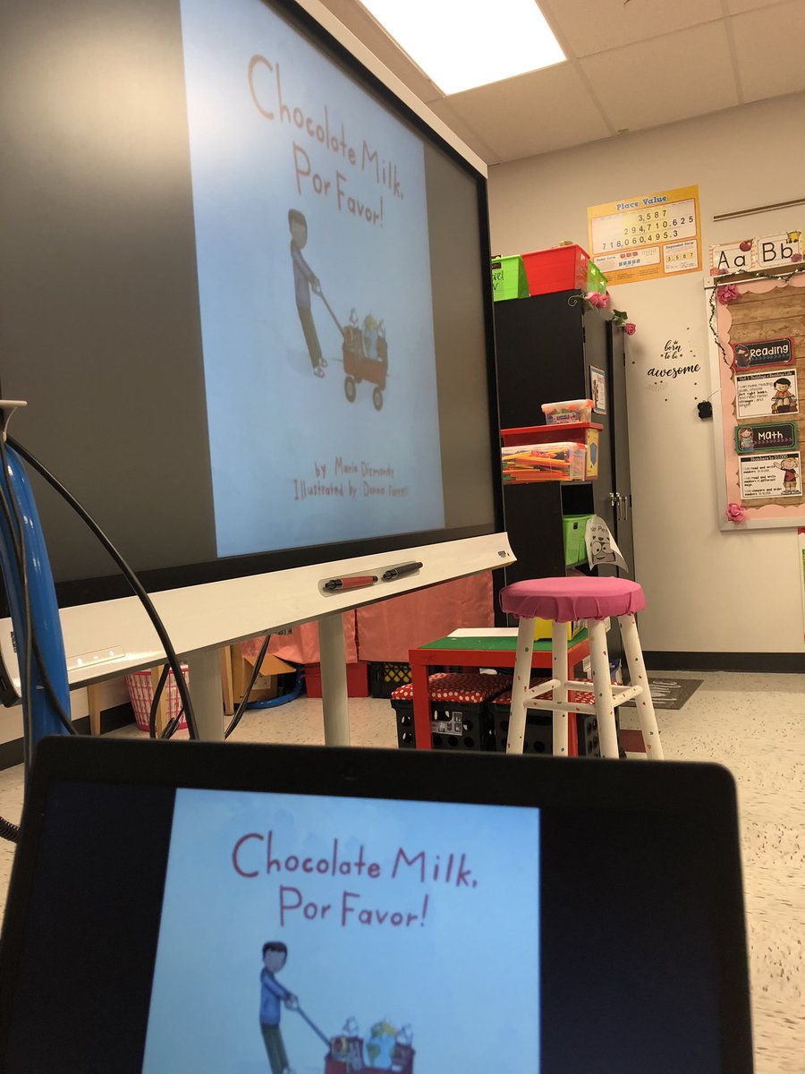 SCEPratt's tweet image. Today we read “Chocolate Milk, Por Favor”, and discussed how we are alike and different! #scesoars #collaborativediscussion
