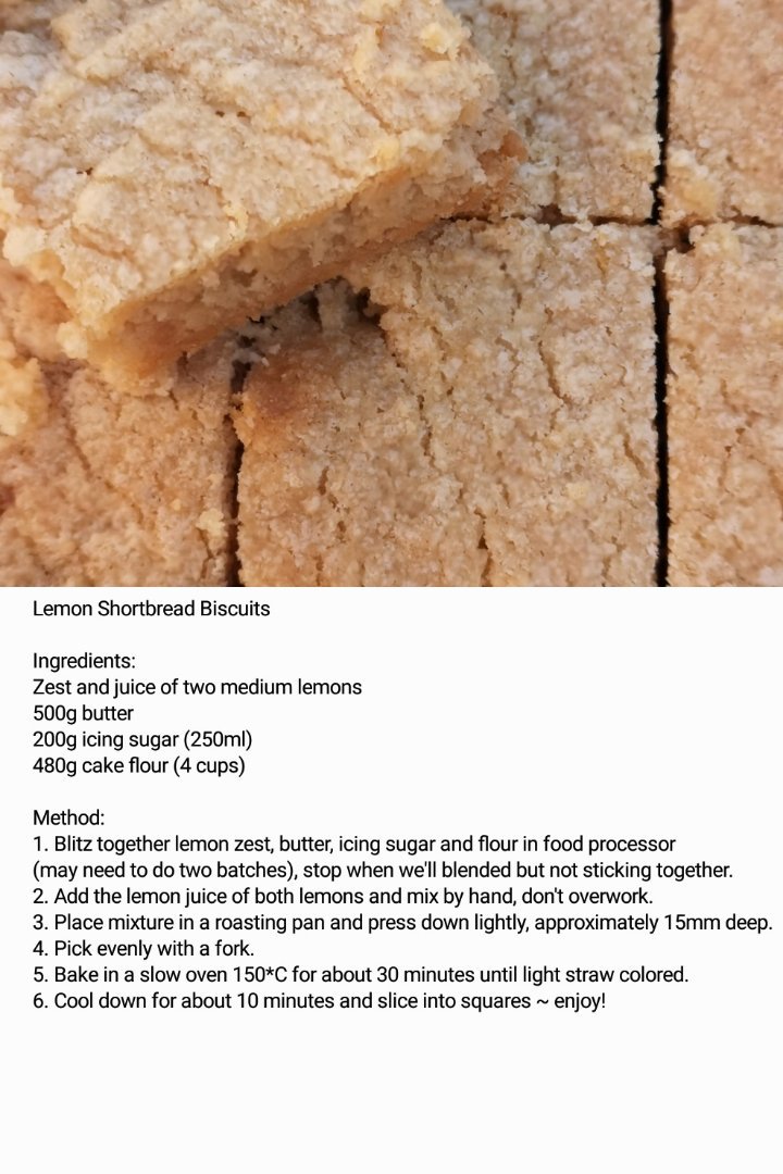 naturebunny007's tweet photo. Lemon Shortbread Biscuits #BakeSA #TravelChatSA #Easy https://t.co/QP4LBDKxUM
