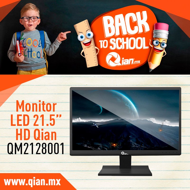 qian_mx's tweet image. Encuentra en Qian el #monitorLED HD 21.5″ con una resolución de 1920 * 1080, interface VGA/HDMI y anti reflejante #SolucionaloConQian

Conoce más aquí 👉cort.as/-MvSH