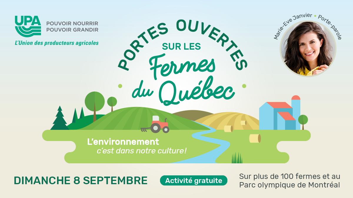 À noter au calendrier : Le dimanche 8 septembre prochain, la Fédération sera à la ferme La Belle de Coteau-du-Lac pour les #PortesOuvertes sur les #fermes du #Québec! Passez nous voir en #famille 🚜🌾🌽 
portesouvertes.upa.qc.ca/fermes/la-bell…