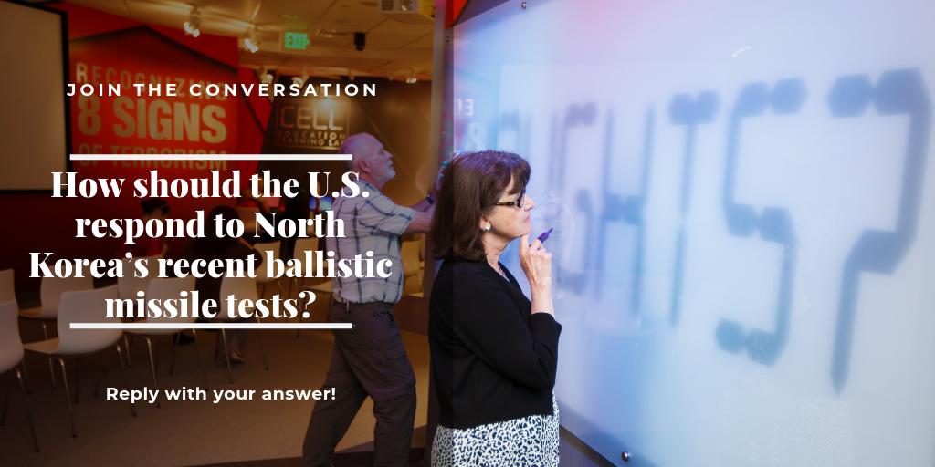 We want to hear from you – Join the conversation at the CELL. 

Reply with your answer.

Our National Security Forum: Tensions on the Rise &amp; Trump’s Response will address pressing security issues facing our country. 
Tickets going fast. Reserve yours at COremembers911.org