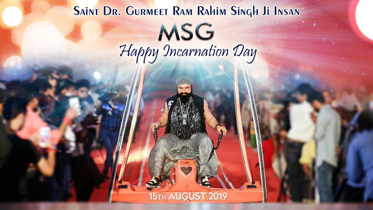 pinky84539988's tweet photo. #BirthdayOfStRamRahimJi@derasachasauda @Gurmeetramrahim  thanku guruji for giving us method of meditation. https://t.co/wXJiLS12xx