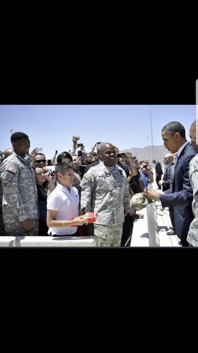rickdanna4719's tweet photo. @Serremmy @Despicable988 @cjbj731 @Sekusa1 @dmd115 @QslingRr @samoli31 @FantWest @elliss2sue @AnBeOnd @RodHillis1 @JesRoger1 @KidukSong @Michael2_t @glsander22 @txbiker1962 @QmagaMike @less4more11 @hoosierhick1 @Dawson6211 @rmonica2017 @bamafanonly @cgauthier592 @BeatleBlair72 Hey CNN, explain this. Is that Obama I see signing autographs for military personnel? Explain your outrage now, if you can. Ask Fredo to explain it https://t.co/8yz1Gi5zMS