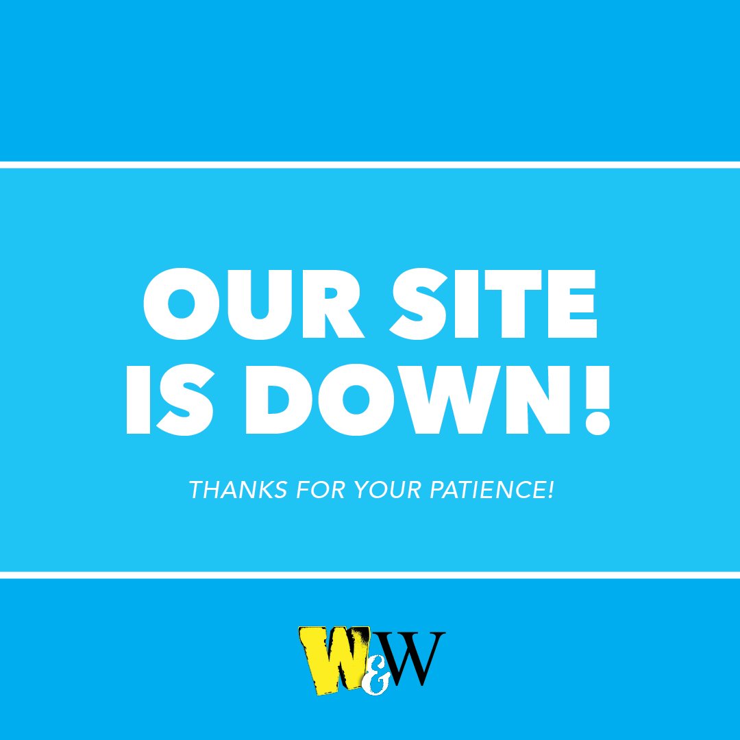 WarholWALLST's tweet photo. Our website is temporarily down while we make some improvements. But it will be back up and running soon, so stay tuned! https://t.co/ZBCHdVOpC4