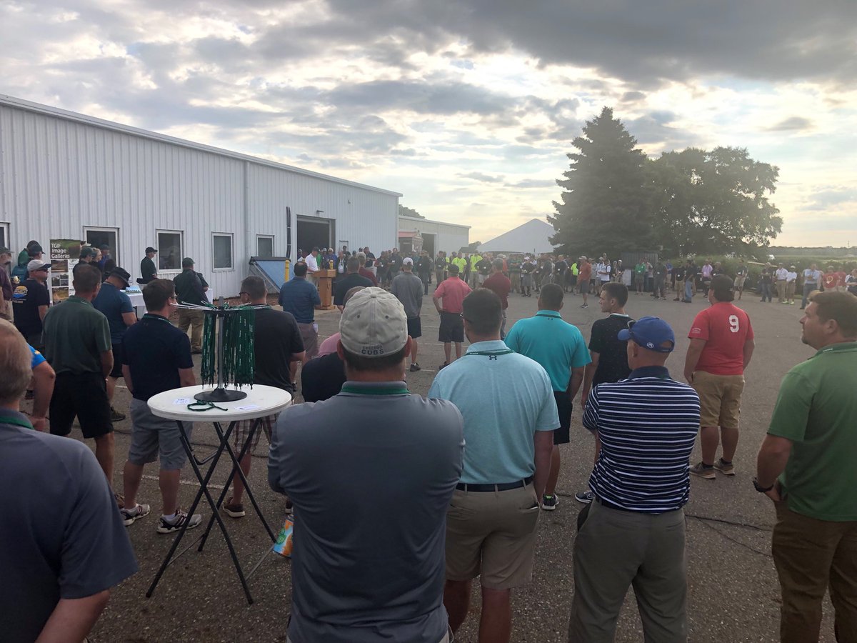 JudHudnut's tweet photo. Another great MSU Turfgrass Field Day Today!  Great seeing everyone out supporting it! https://t.co/nKZFxKJwI9