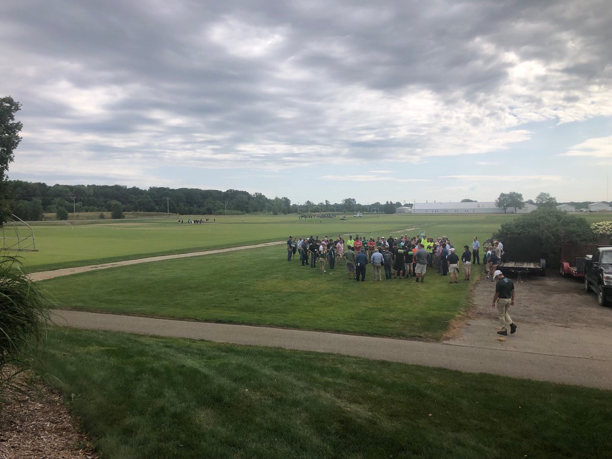 JudHudnut's tweet photo. Another great MSU Turfgrass Field Day Today!  Great seeing everyone out supporting it! https://t.co/nKZFxKJwI9