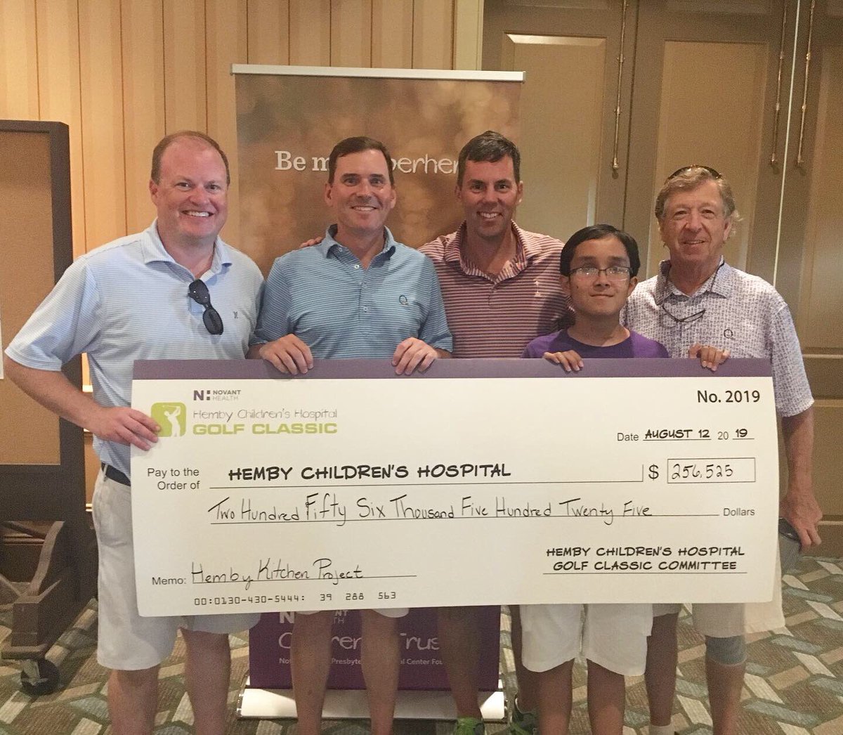 novanthealthfdn's tweet photo. The 22nd annual Hemby Golf Classic raised an incredible $256,525 in support of the Hemby Family Kitchen Project at @NovantHealth Hemby Children's Hospital.
Thank you to all 31 participating teams who made this possible.
#SupportNovantHealth #HembyGolfClassic #RemarkableCare https://t.co/5vZvsnbbKJ