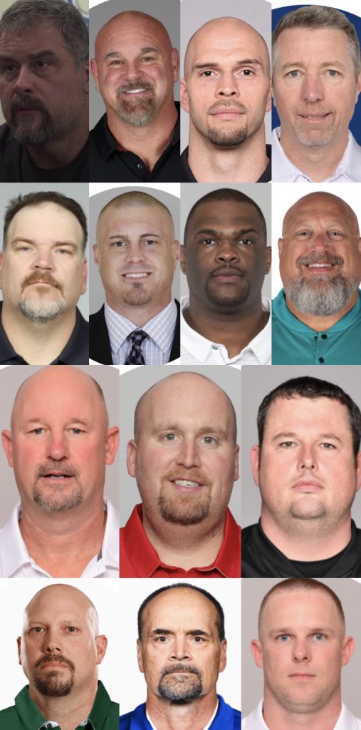 <a href="/minakimes/">Mina Kimes</a> Not an analytics nerd, but based on my research ~21.875% of offensive line coaches (including assistant OL coaches) have goatees. Not sure about the percentage of the population, but I did find this very important study: footballbeards.directv.com