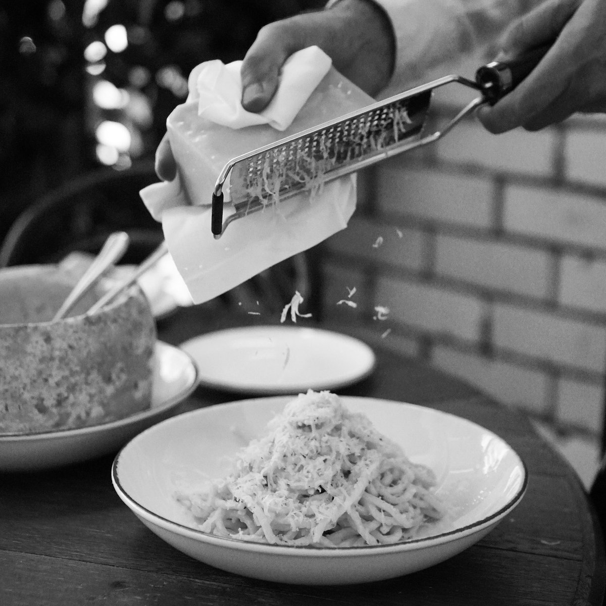 CaffeCinquanta's tweet photo. Rain or shine, we’re making it rain (cheese). ☔️ 🧀 https://t.co/tw8wgIS0be