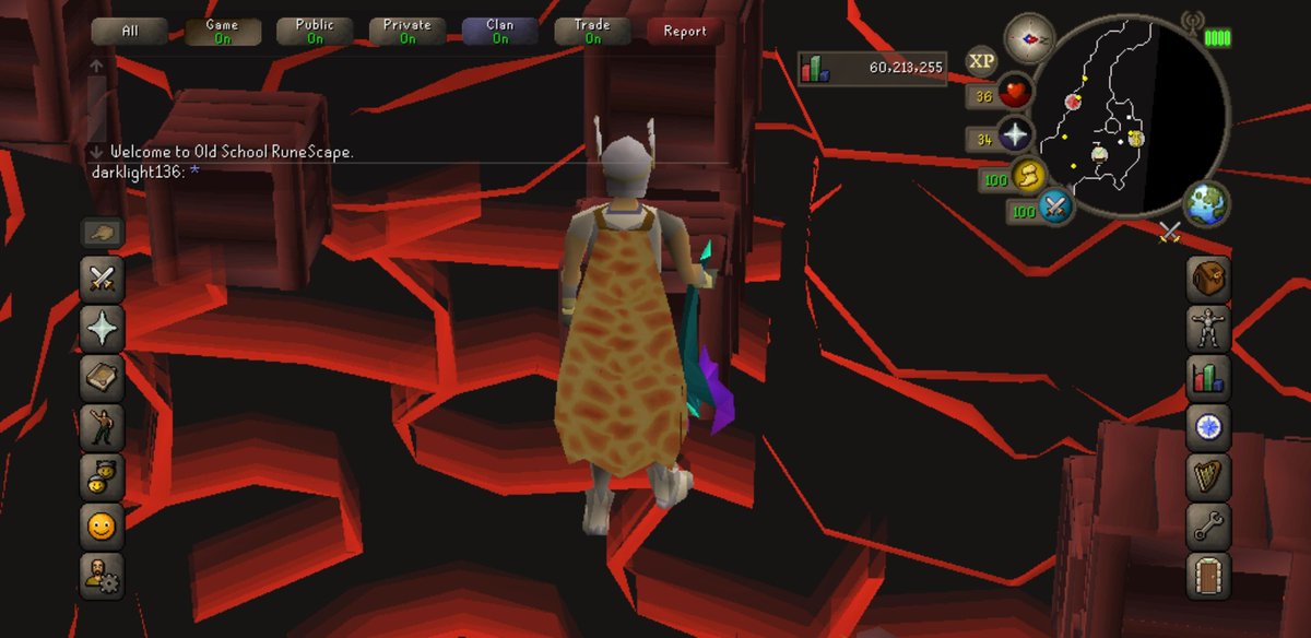 DarklightPlays's tweet photo. I don't update very often but a long-time gaming goal of mine has just been achieved. Got the fire Cape in OSRS. (1802/2277) https://t.co/OutNEyDTHV