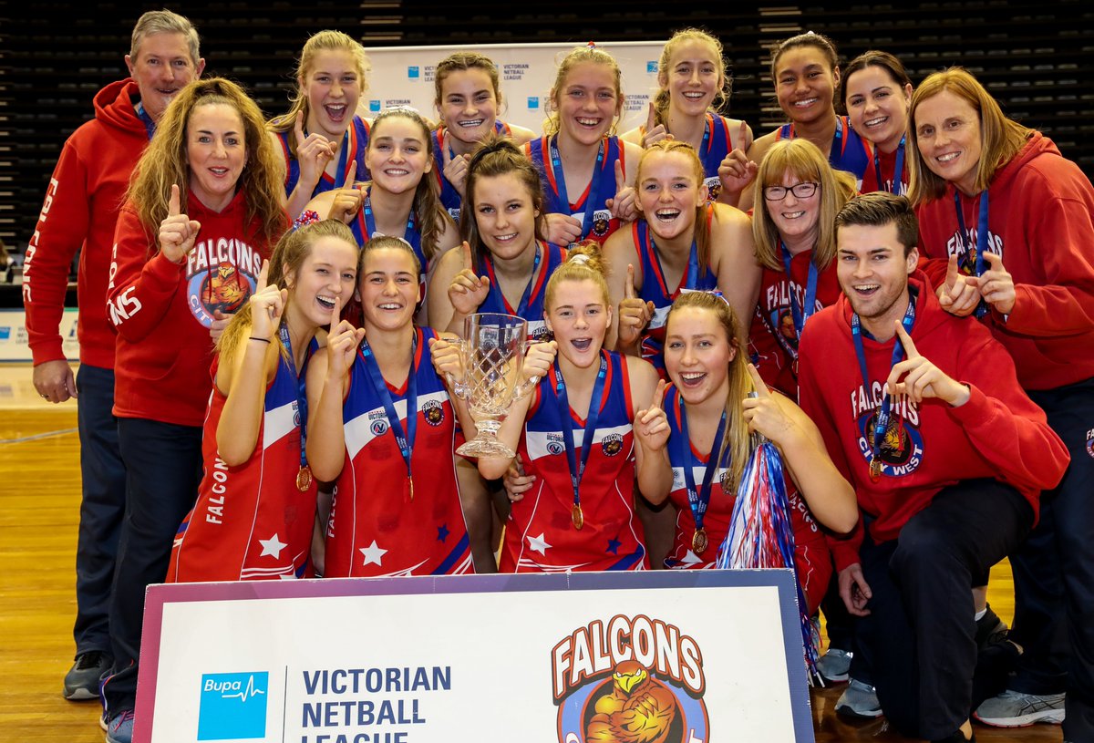 netballvic's tweet photo. Congratulations to the winners of the 
@BupaAustralia VNL grand finals last night! 🏆⁣
⁣
19/U @citywestfalcons 53 def. Peninsula Waves 41⁣
DIV 1: North East Blaze 50 def. Boroondara Express 44⁣
Champ: @GeelongNetball 69 def. @VnlCasey 55⁣
⁣
Results: https://t.co/McEh4YEyV7 https://t.co/3y40LKO5zi