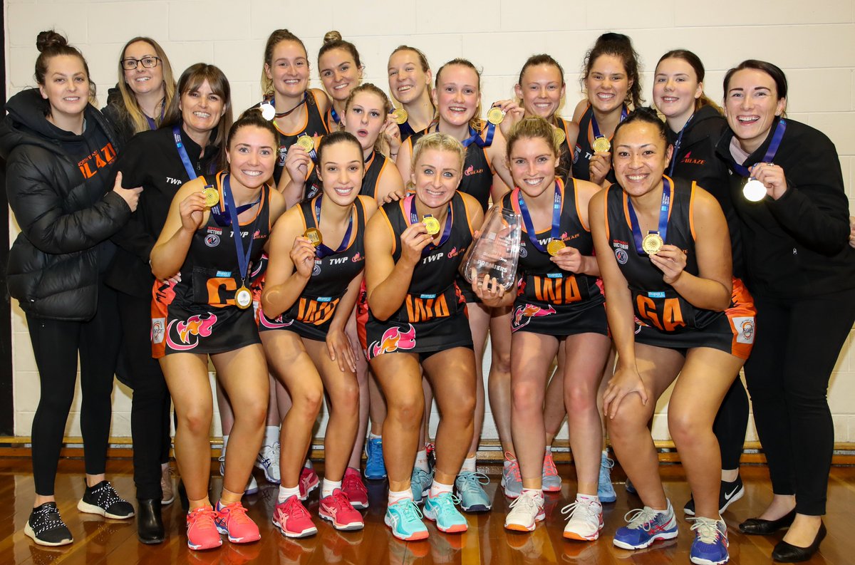 netballvic's tweet photo. Congratulations to the winners of the 
@BupaAustralia VNL grand finals last night! 🏆⁣
⁣
19/U @citywestfalcons 53 def. Peninsula Waves 41⁣
DIV 1: North East Blaze 50 def. Boroondara Express 44⁣
Champ: @GeelongNetball 69 def. @VnlCasey 55⁣
⁣
Results: https://t.co/McEh4YEyV7 https://t.co/3y40LKO5zi
