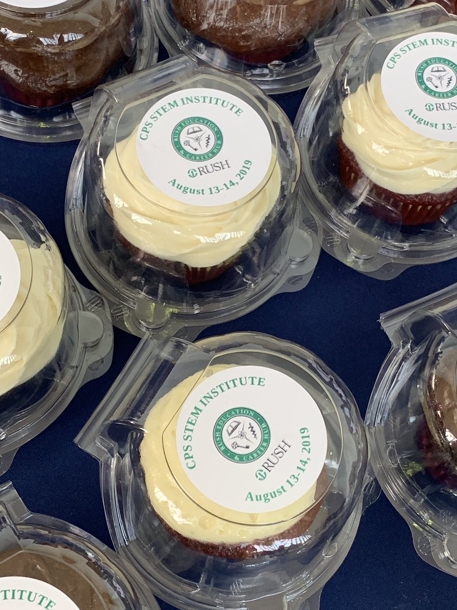 JessicaMahon314's tweet photo. @CPS_PL I know, right?!  Thank you to @RCJohnsonSTEM and the Rush Education and Career Hub for sponsoring our reception and bringing these!  Teachers loved it and we appreciate the partnership! https://t.co/XnSPXCRwp3