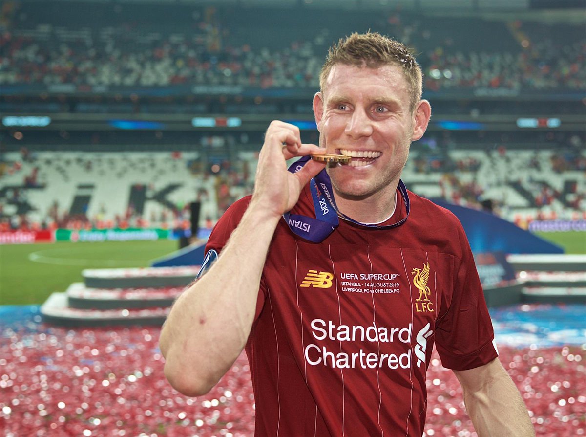 JamesMilner's tweet photo. Liverpool in Instanbul = trophies won the hard way 🤯💪🏻🇹🇷
#supercupchamps
#greatsupportasalways https://t.co/gyQ3QSaZQR