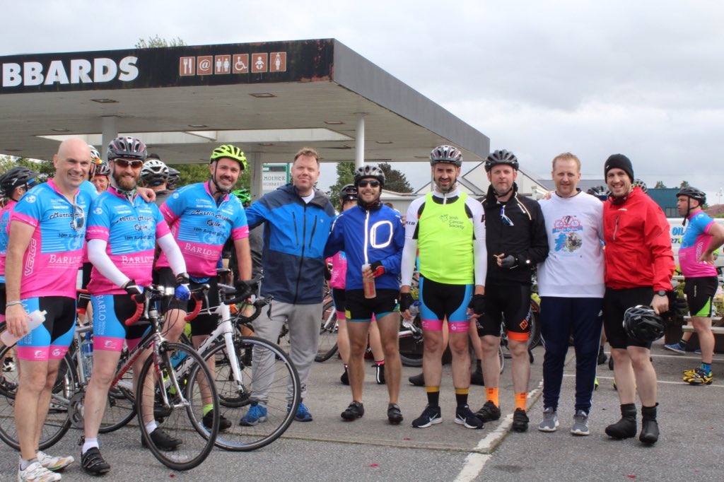 dermot79's tweet photo. What a special day last Saturday doing @MartinsCycle with friends &amp; former teammates raising #Awareness for Pancreatic Cancer and funds for Clonmel Cancer Care @karenferris #VirginiaCrew https://t.co/aGmUZ6QLOo
