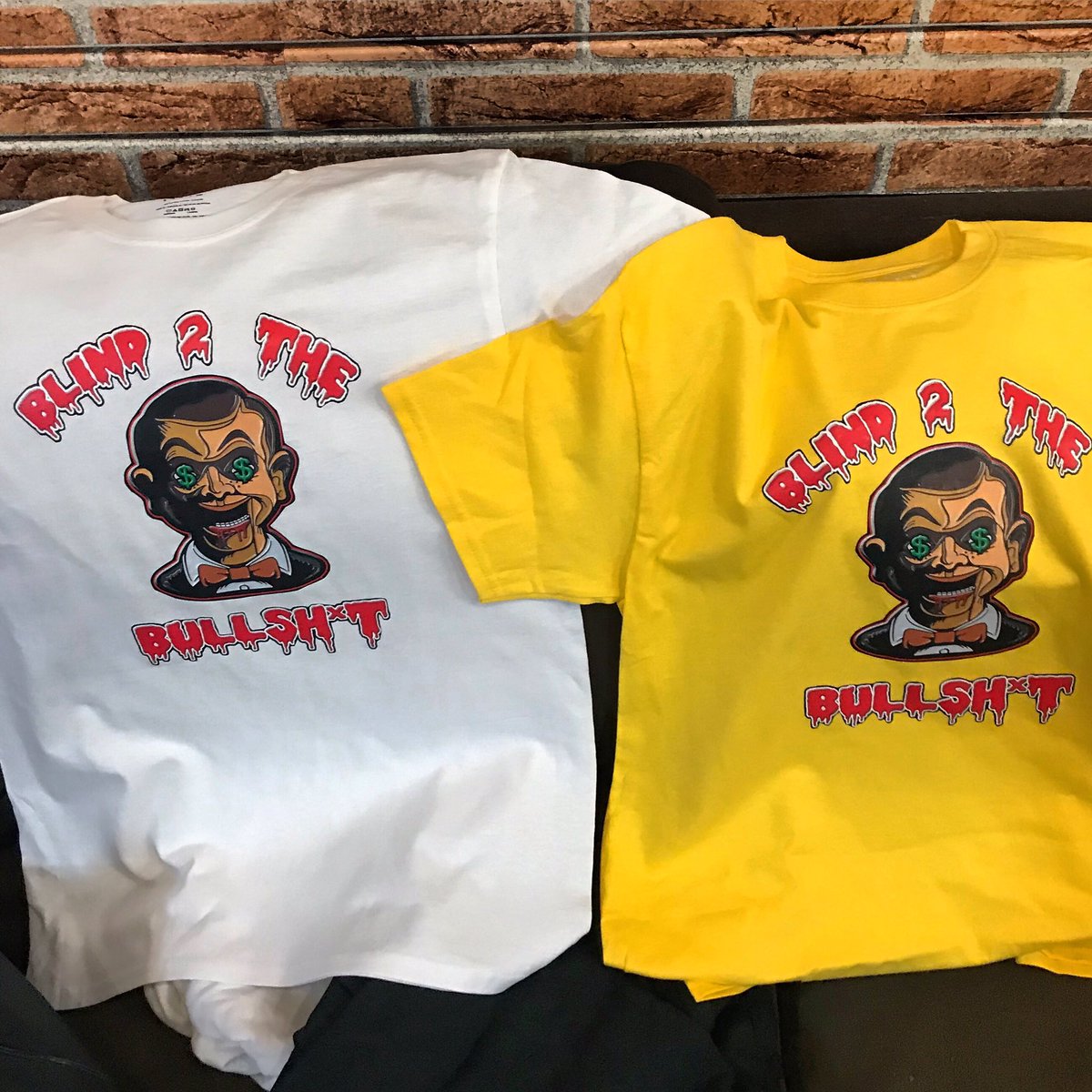 PlugBrothersEn1's tweet photo. PBE presents “Blind 2 the BS Tees” Preorders Now available !! 🚀🔌📶 https://t.co/B6nRiRyjTY