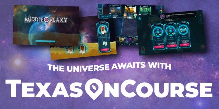 TexasOnCourse's tweet photo. Kids love video games -- and we know your students will love #MiddleGalaxy, our space-themed career exploration game. It's part of our free TEKS-aligned curriculum guide, so check it out today! https://t.co/mVIDivwC9o #ELearning #ToolKitTalk https://t.co/SWVsKay1Uq