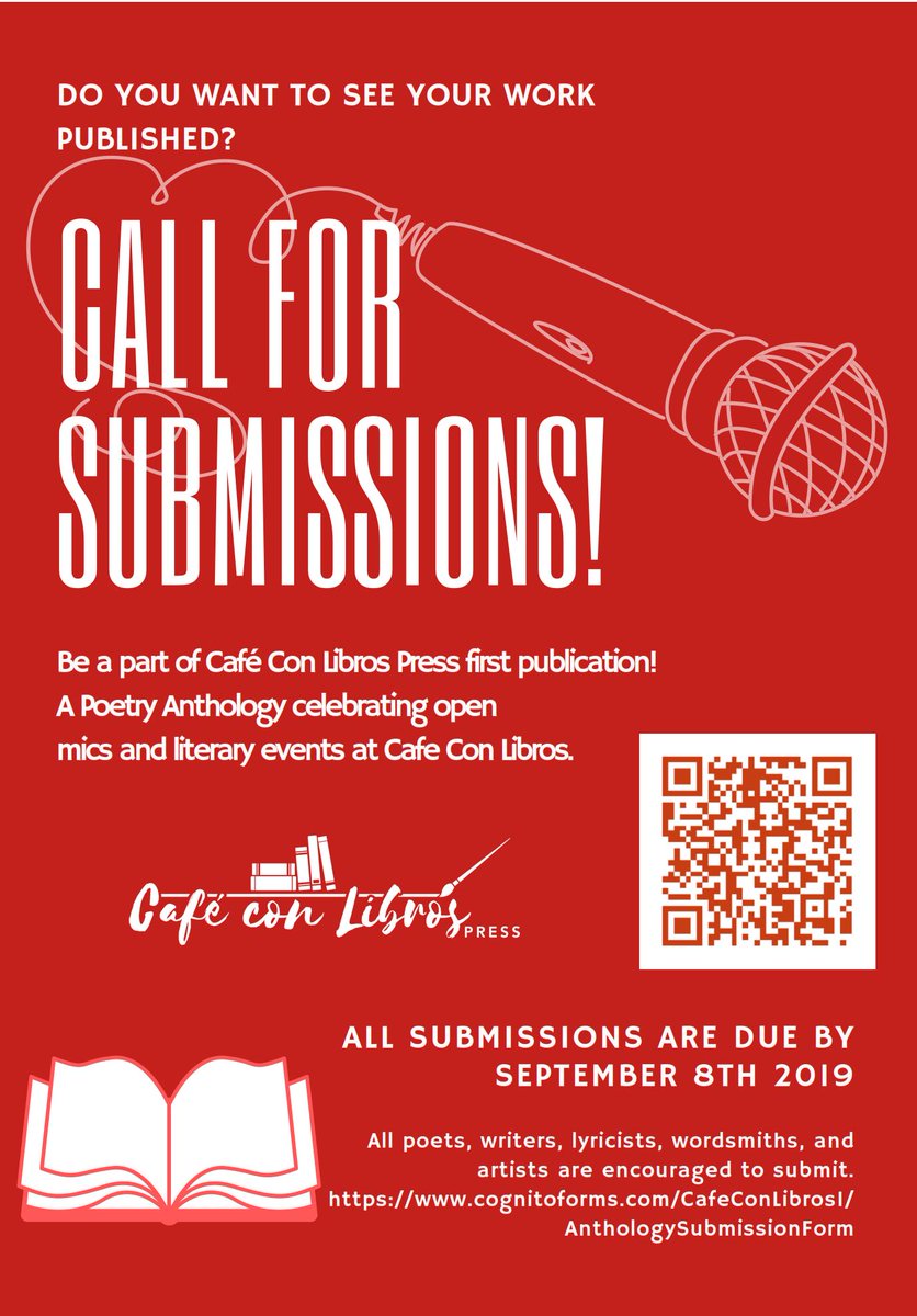 Keep those submissions coming in! cognitoforms.com/CafeConLibros1…
