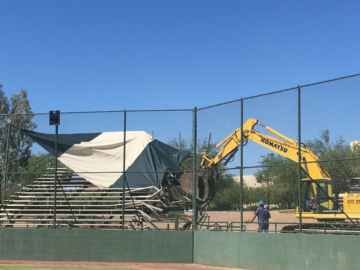 CAC_BaseballDB9's tweet photo. Renovation for new stadium is underway! ⁦@PBR_JUCO⁩ ⁦@PBRArizona⁩ 

#DB9 https://t.co/nv5LdnqYam