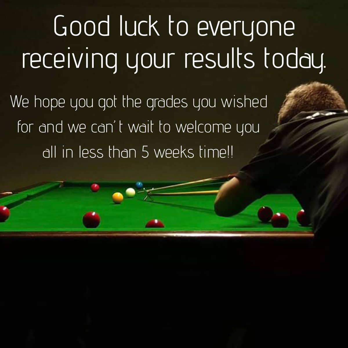 AstonUniPool's tweet photo. Good luck everyone! We can’t wait to meet you🎱. #UpTheAston #TeamAston #WeAreAston #AstonSU #AstonUniversity #AstonPool https://t.co/tcTaIxRdyg