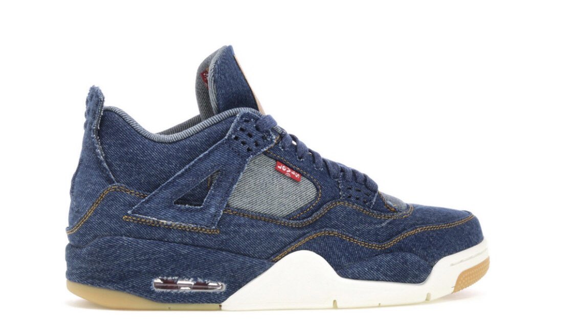 MaterialDope's tweet image. #jordan #retro 4’s Levi denim
$200