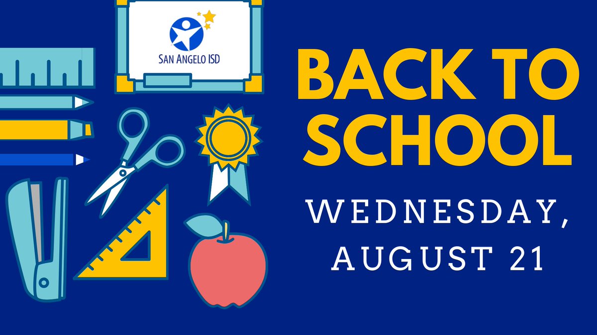 School starts in 1 week. We can’t wait to see everyone next Wednesday!
