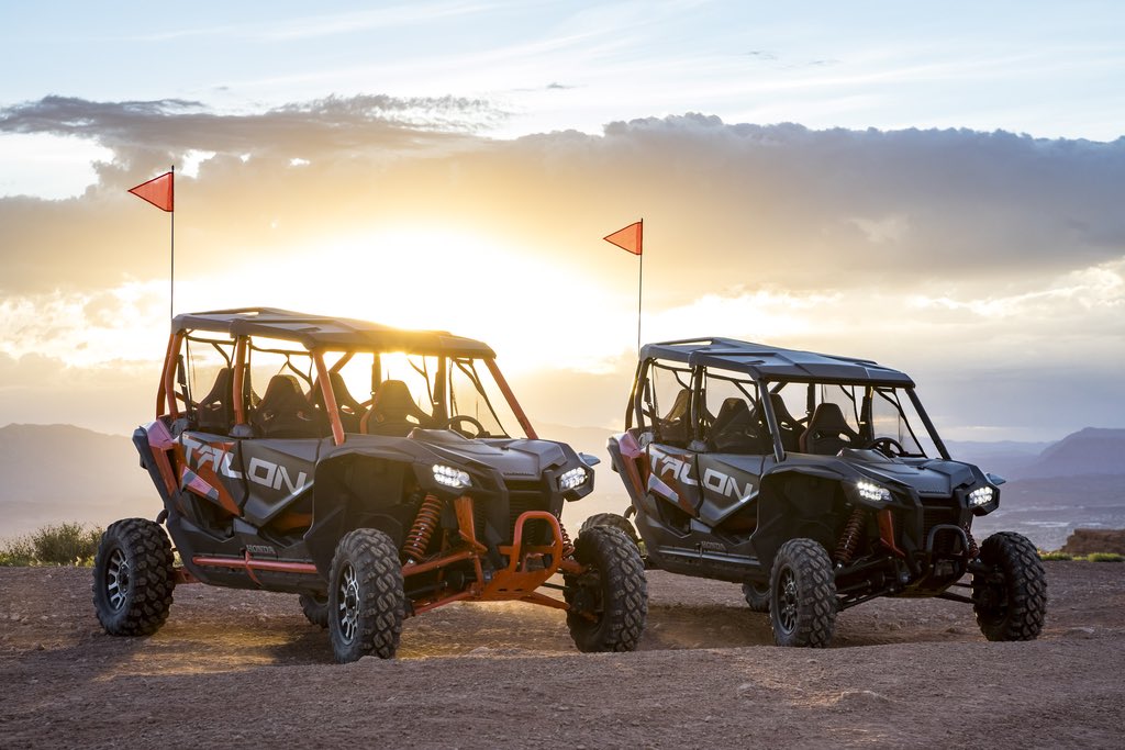 Hey, the more the merrier.
2 in the front,
2 in the back,
and a whole <a href="/HondaPowersprts/">Honda Powersports</a> Talon 1000X-4 caravan to see the great wide world, side by side.
#lifeisbettersxs