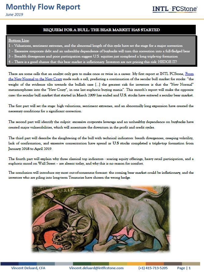 VincentDeluard's tweet photo. Here is my non-humble-bragging for the day

June 5 report: The Bear Market Has Started
June 11 report: The Bear Market Playbook

DM me for a  copy of the @INTLFCStone report https://t.co/5UbDHtHk95