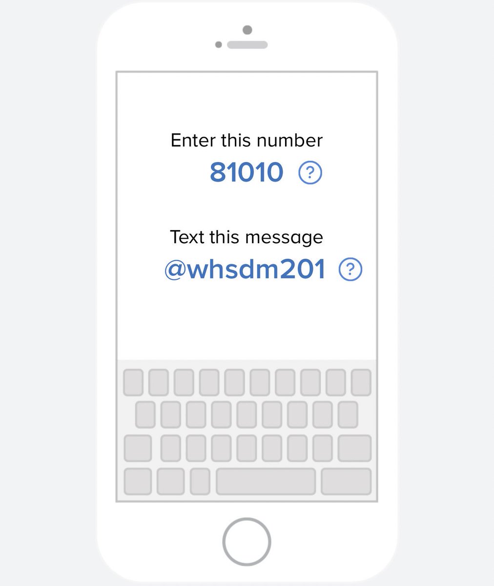 WHSDMftk's tweet photo. want reminders about WHSDM? join the remind101! we’ll send out volunteer opportunities, shirt delivery info &amp; more! https://t.co/u4FVFQKZRQ