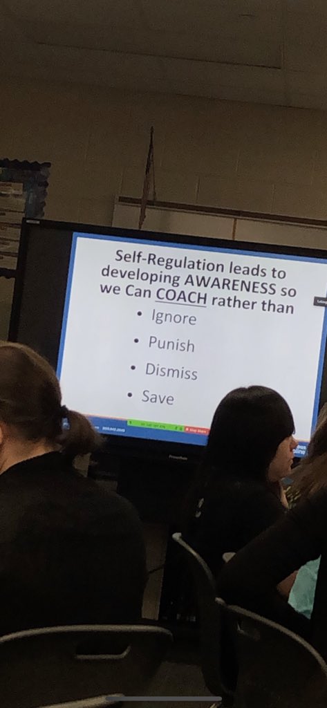 MsGarciaKinder's tweet photo. Had the privilege of seeing Kim Hughes, master instructor of @ConsciousD teach us how to help students self-regulate. Can’t wait to use this and other great ideas in my classroom! @HemmenwayStreak #cfisdpk1 #thepowerofplay #Hemmenwaystreak #consciousdiscipline https://t.co/zyj1Y8wwfJ