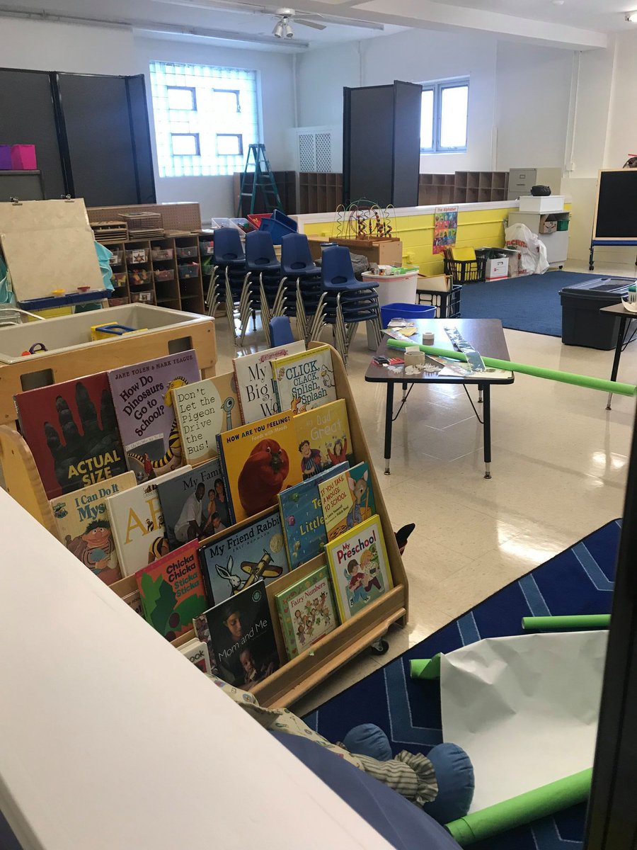 stccs_chicago's tweet photo. The first day of school at the St. Barbara Campus is just around the corner! Faculty &amp; staff are rolling up their sleeves to prepare for the big day. #stccs https://t.co/UOR33ZBp5j