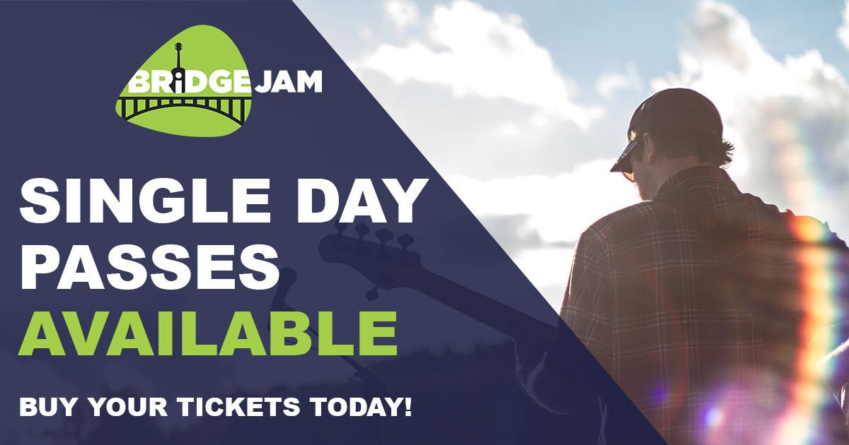 Can't make it #BridgeJam for the entire weekend? Single day passes are available! WHAT day are you most excited for? Get your tickets now!

Tickets --> buff.ly/2JZ8kyB