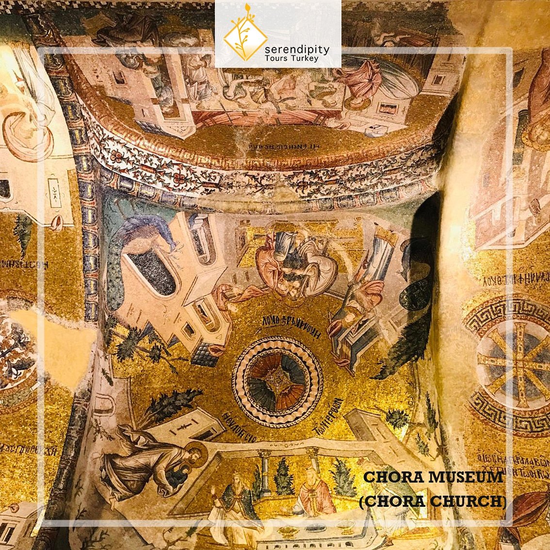serendipitytur's tweet photo. The Chora Church has one of the best examples of Byzantine #mosaic #art. The Chora owes its fame in the #history of art to its mosaic and #frescos, which are different from the previous Byzantine mosaic and paintings. #Istanbul #traveling #travelwithus https://t.co/KJ5Bxe9UDT
