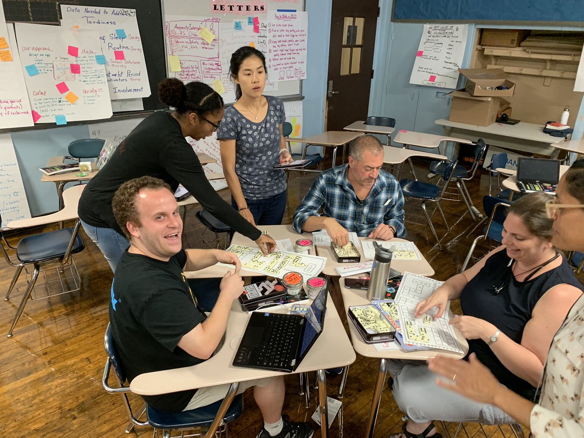 tayGraf's tweet photo. #CSI2019 educators beta-testing cognitive toolkits to use w/ their students to build intellective capacity in the “Cognitive Routines” #CRSEinCS PD session. #CS4all #CSMatters https://t.co/bTuMWSTbSt