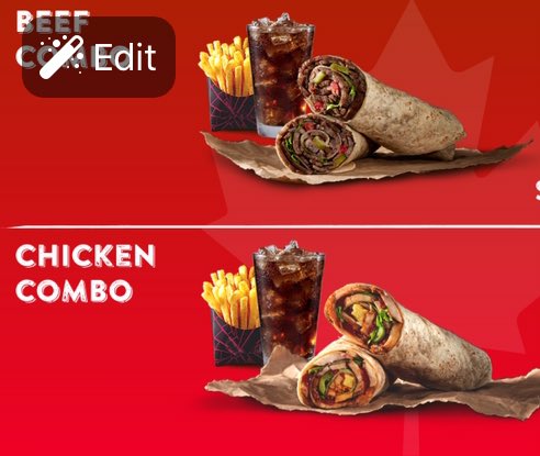 MrPesens's tweet photo. Which MrPesen’s Shawarma combo your favorite? Beef or Chicken or Falafel? Come and get it ! 🍟🌯🥙🥤🍽  #MrPesens #ColdLake #TurkishCuisine #Yeg #Yegfood #Alberta #canada #shawarma #Edmonton #Food #Cook #Beef #Chicken #Usa https://t.co/Xt6hADzXIf