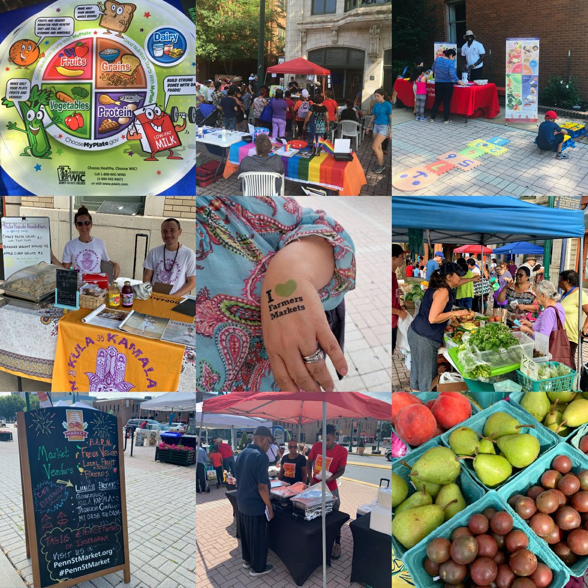 PennStMarket's tweet photo. The Market newsletter is hot off the press - all things Market day tomorrow, 8/15, where you can #shoplocal + #eatlocal is here in one place! https://t.co/DNXVdBGS07 https://t.co/tYRChIoSY8